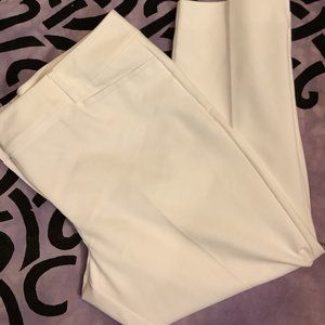 NWT 7th Avenue Design Studio White Dress Pants  Size:  16